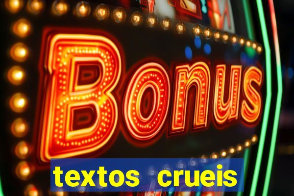 textos crueis demais pdf