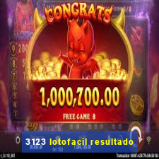 3123 lotofacil resultado