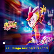 call bingo numbers random