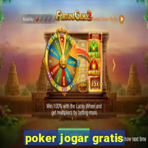 poker jogar gratis