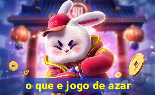 o que e jogo de azar