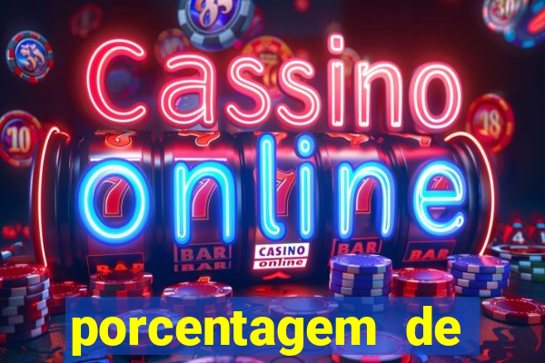 porcentagem de ganhos slots