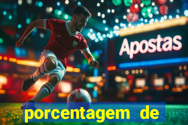 porcentagem de ganhos slots