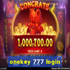 onekey 777 login