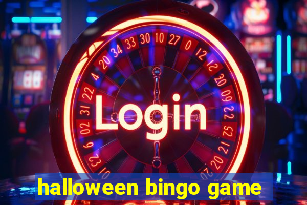 halloween bingo game