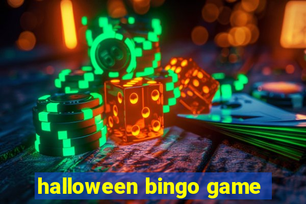 halloween bingo game