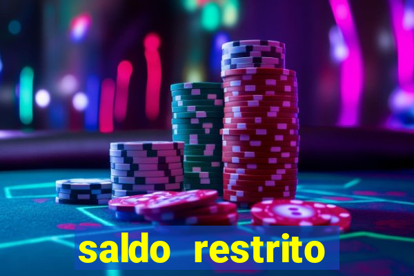 saldo restrito sporting bet