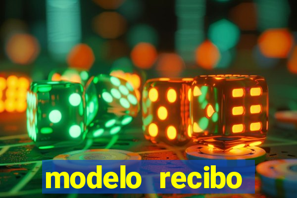 modelo recibo pagamento autonomo