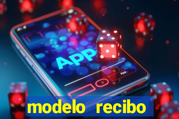 modelo recibo pagamento autonomo