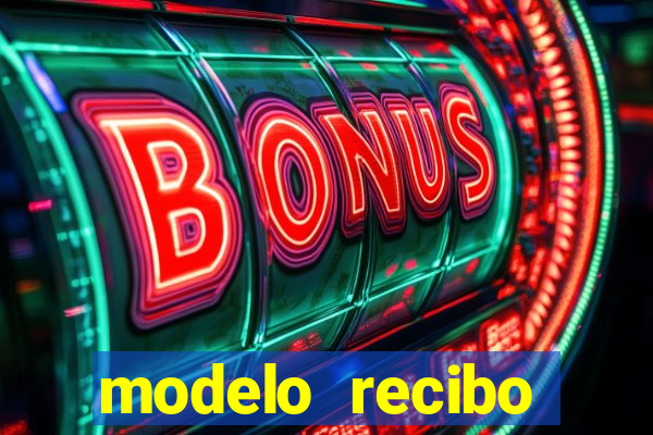 modelo recibo pagamento autonomo