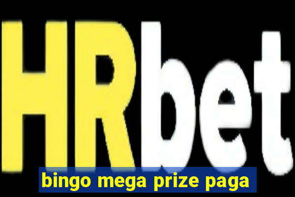 bingo mega prize paga