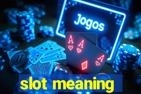 slot meaning