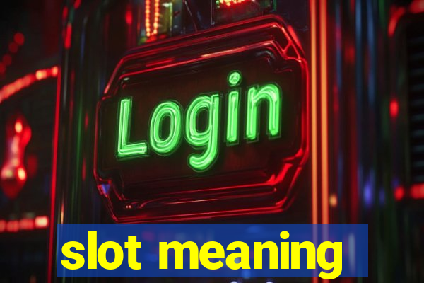 slot meaning