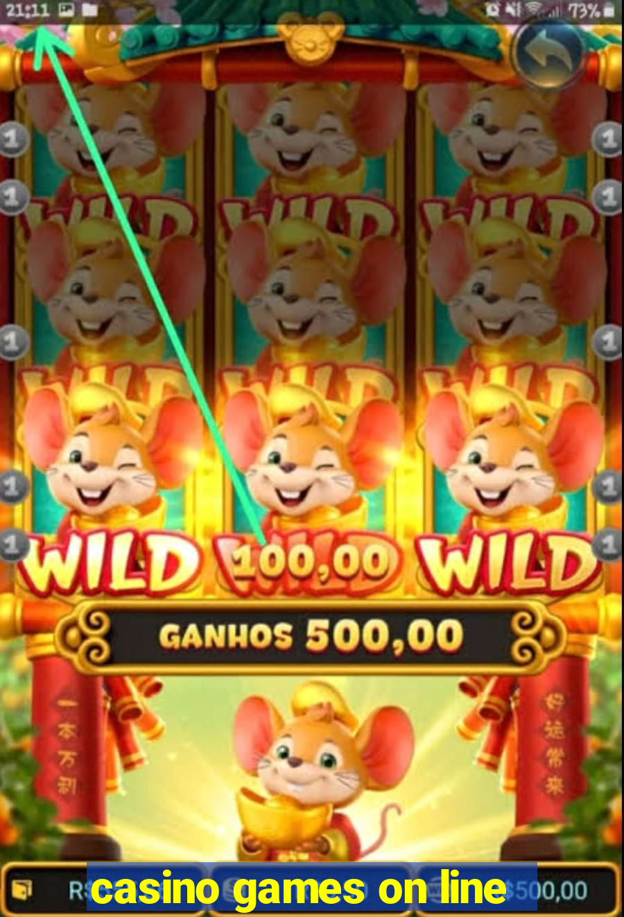 casino games on line