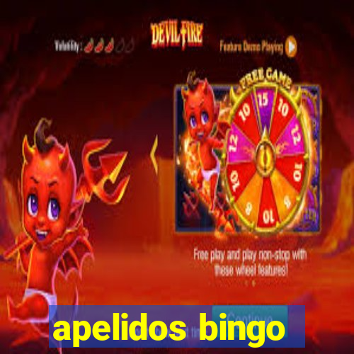 apelidos bingo