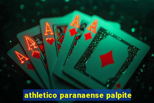 athletico paranaense palpite