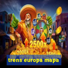 trens europa mapa