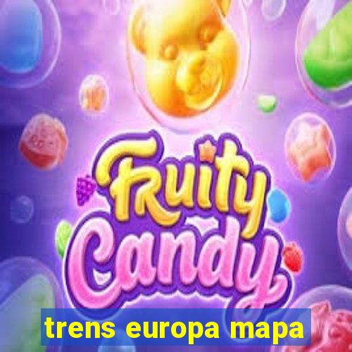 trens europa mapa