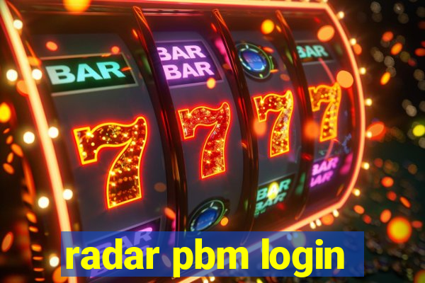 radar pbm login