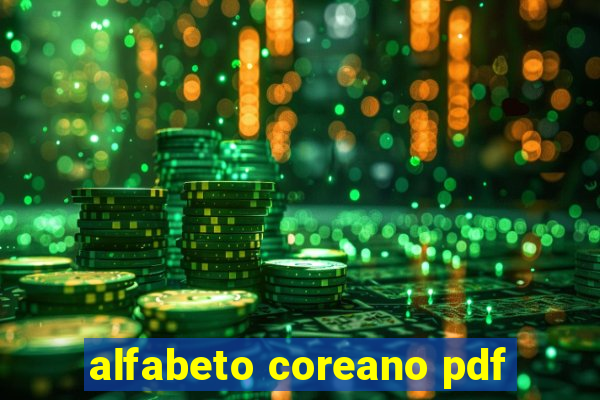 alfabeto coreano pdf