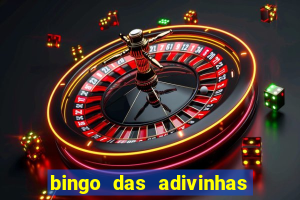 bingo das adivinhas para imprimir