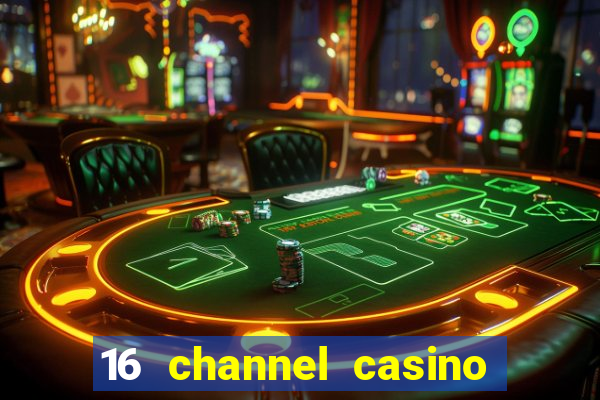 16 channel casino security cameras