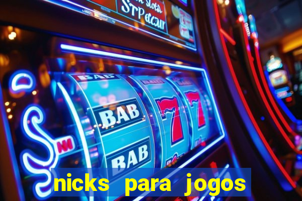 nicks para jogos de tiro