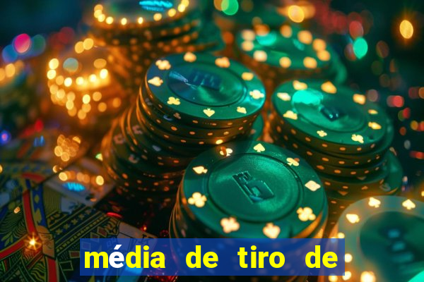 média de tiro de meta por jogo