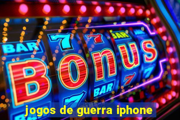 jogos de guerra iphone