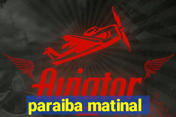 paraiba matinal