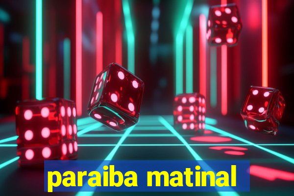 paraiba matinal