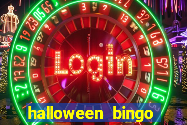 halloween bingo games for kids