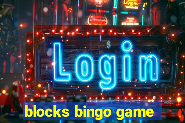 blocks bingo game