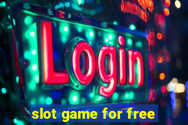 slot game for free