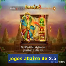 jogos abaixo de 2.5