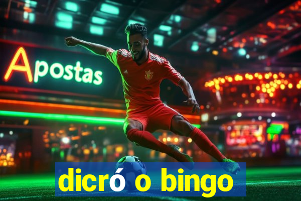 dicró o bingo