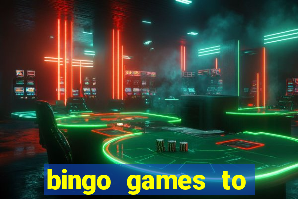 bingo games to play for free