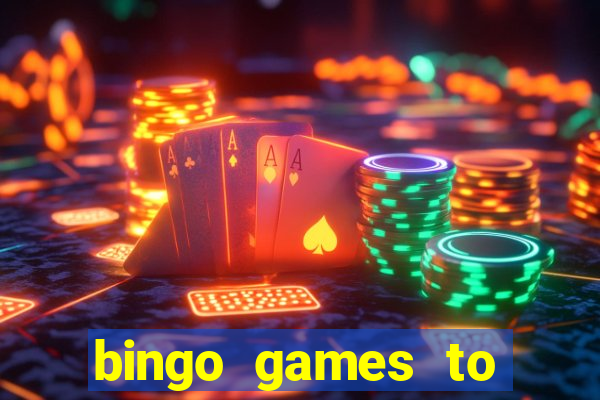 bingo games to play for free