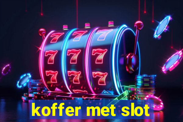 koffer met slot