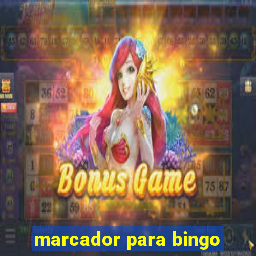 marcador para bingo