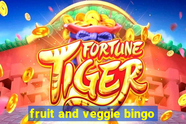 fruit and veggie bingo