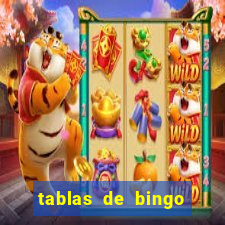 tablas de bingo para imprimir en excel