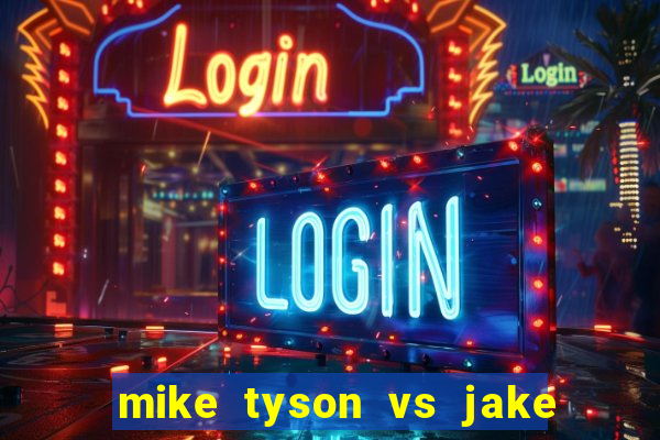 mike tyson vs jake paul assistir online