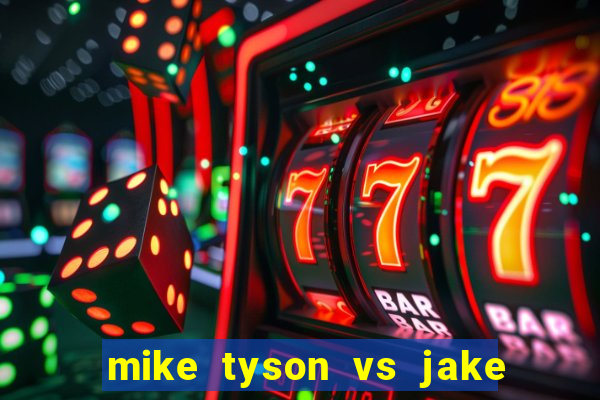 mike tyson vs jake paul assistir online