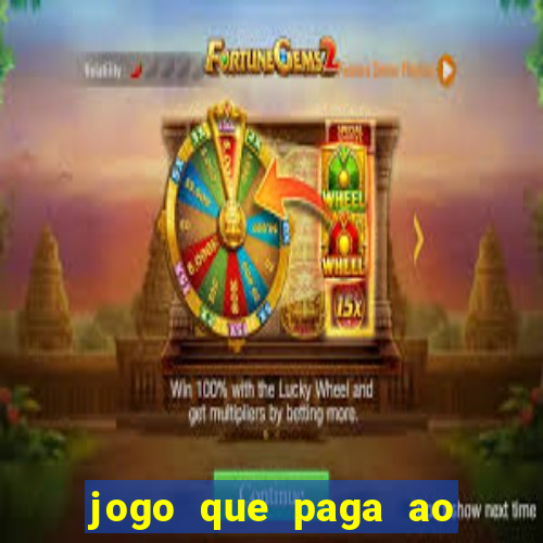 jogo que paga ao se cadastrar