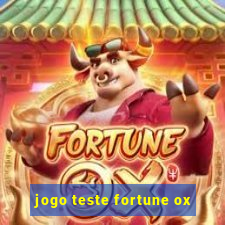 jogo teste fortune ox