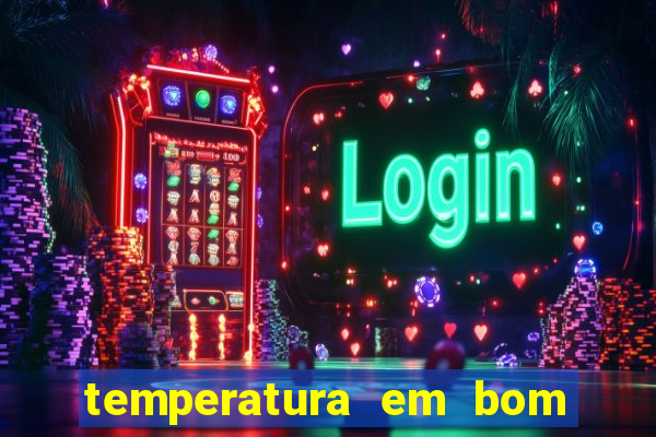 temperatura em bom jesus da lapa