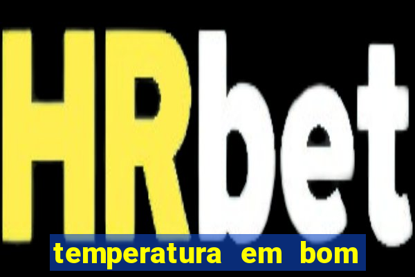 temperatura em bom jesus da lapa