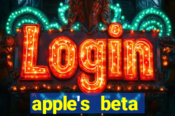 apple's beta software program