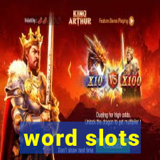 word slots